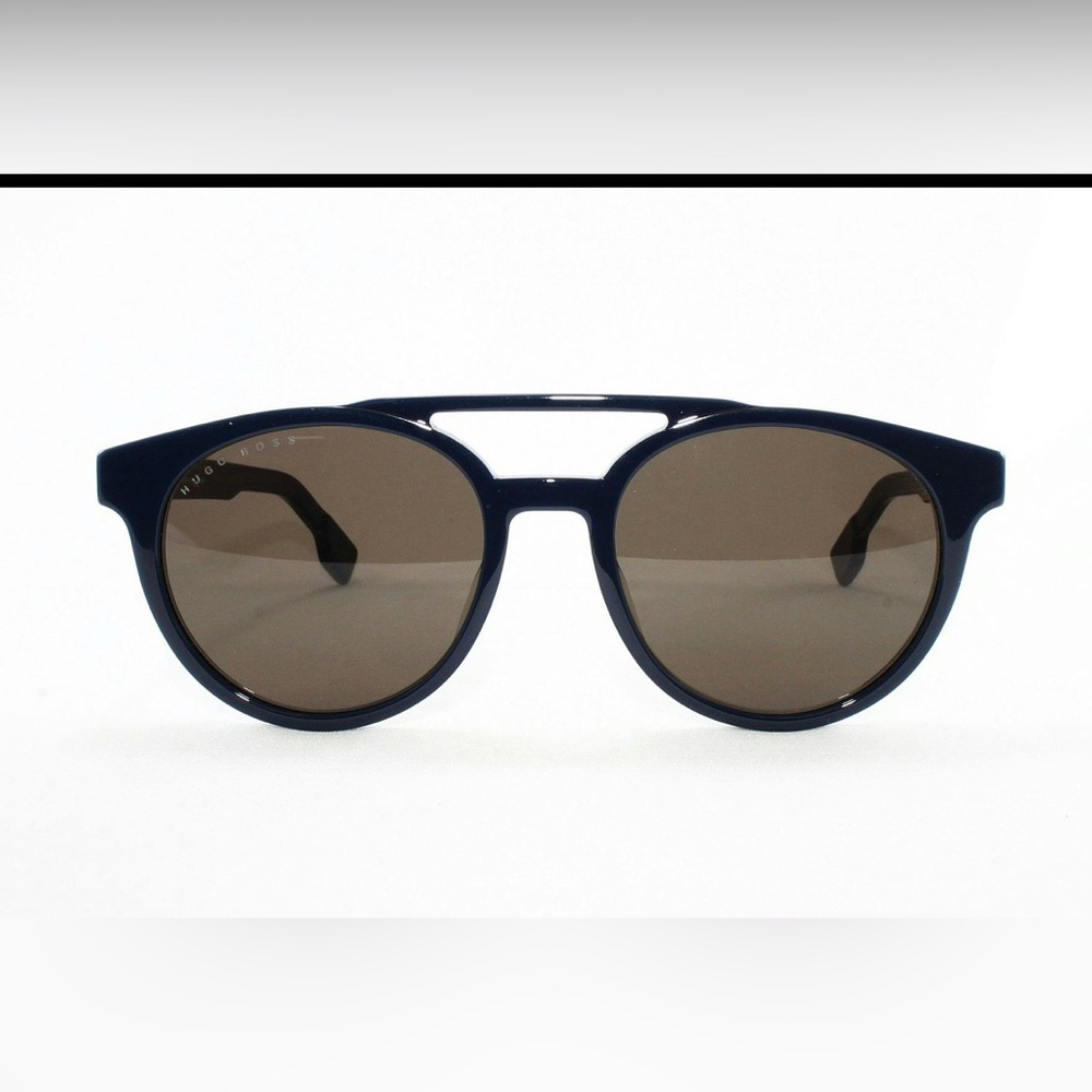 Boss Men's Aviator Sunglasses - 52mm - Blue Khaki